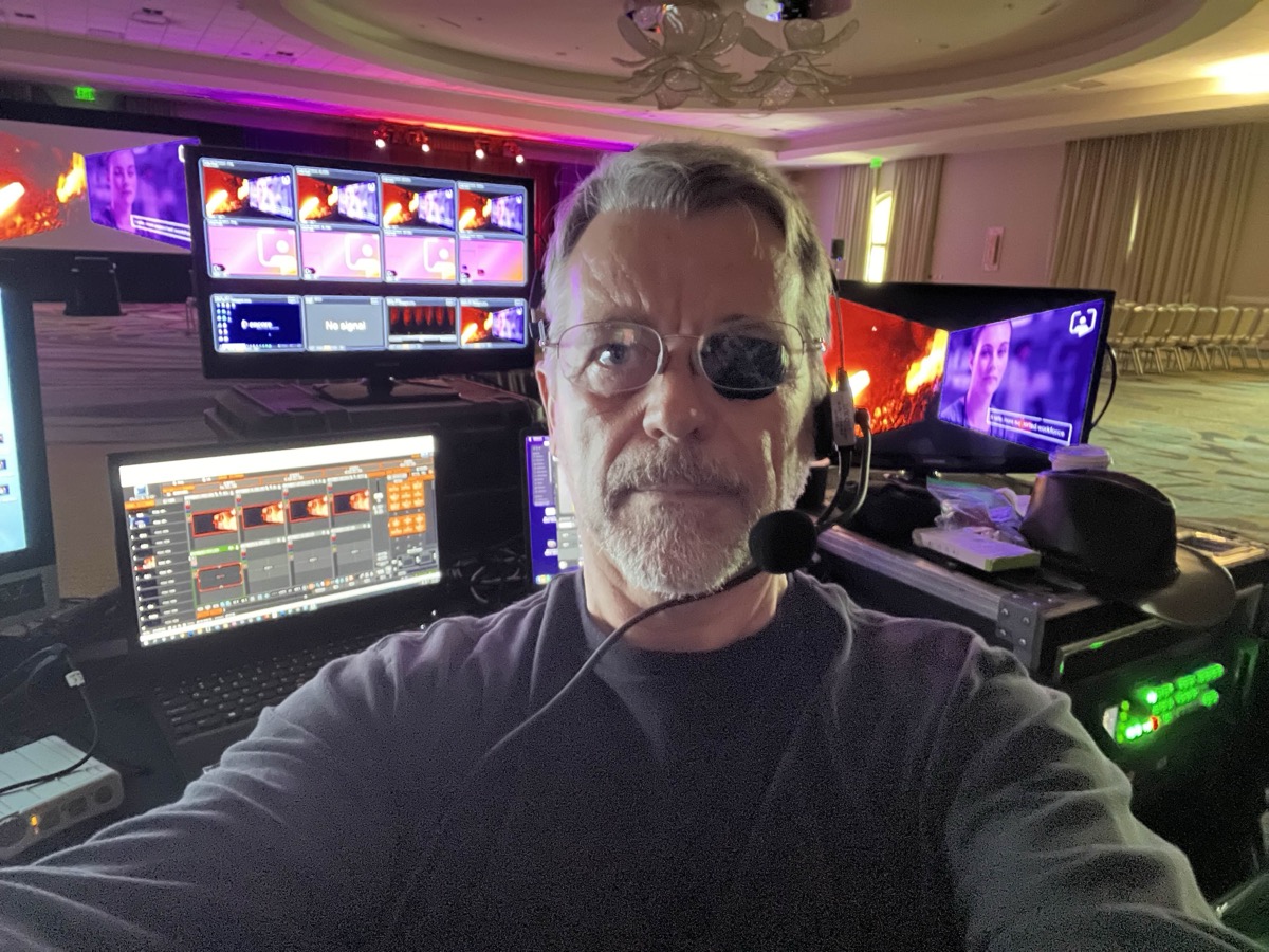 Full broadcast desk